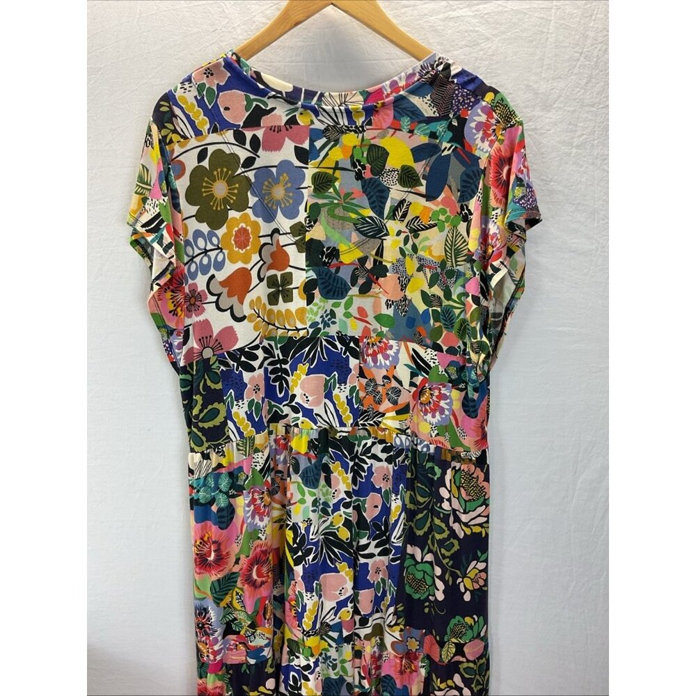 Johnny Was Colorful Floral Midi Dress - Picture 7 of 11